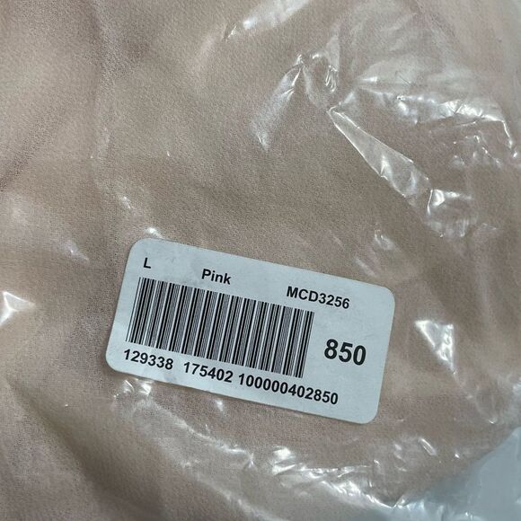 NWT ModCloth Wrapped in Rapture Light Pink Chiffon Maxi Dress Size Large - Picture 11 of 12